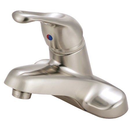 Kingston Brass 4" Centerset Bathroom Faucet, Brushed Nickel KB518LP